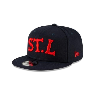 Red St. Louis Cardinals Hat - New Era MLB Ligature 9FIFTY Snapback Caps USA5281734